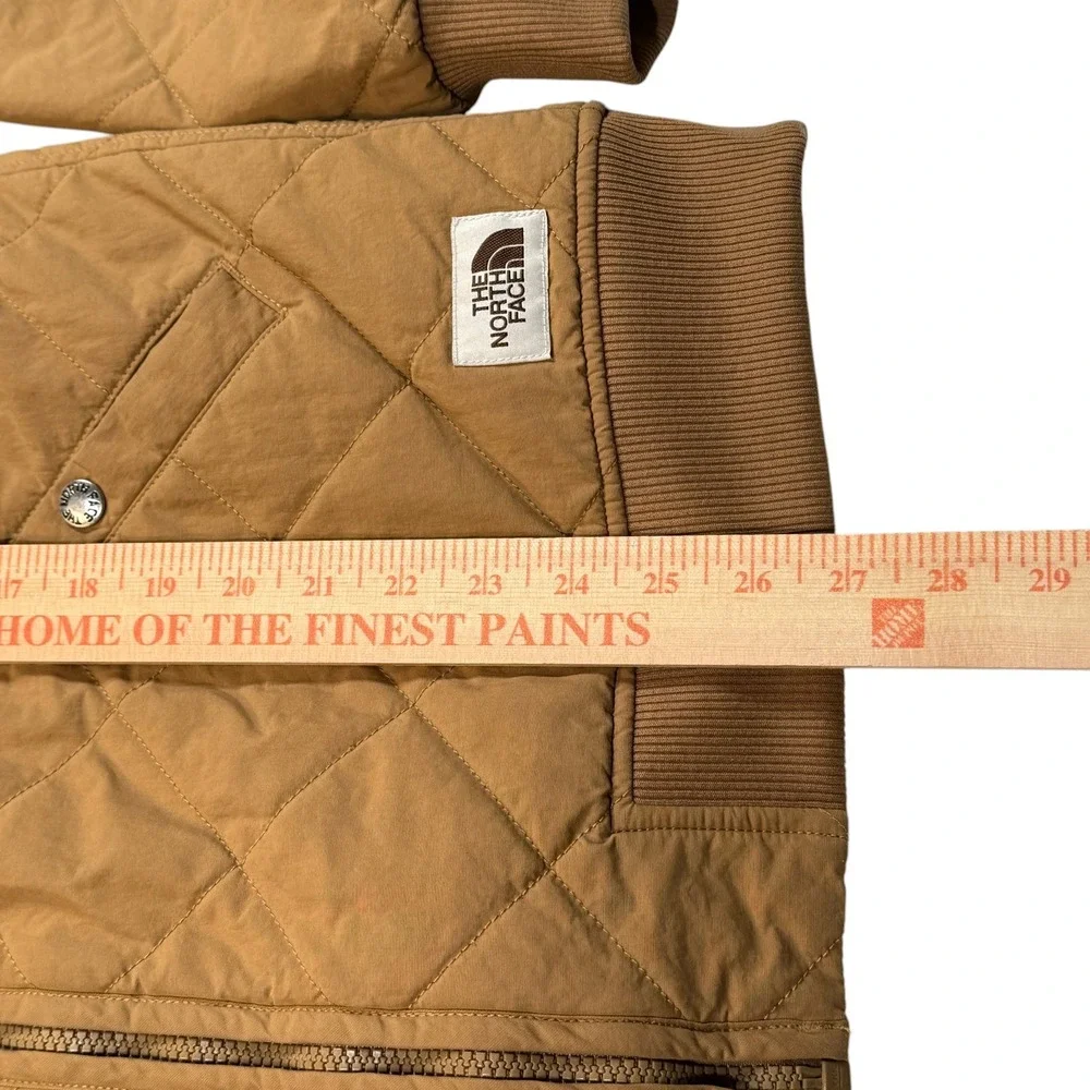 The North Face Cuchillo Full Zip Hoodie Sherpa Lined Jacket Mens Medium Brown